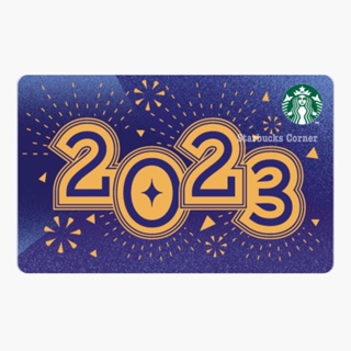 ภาพขนาดย่อของสินค้าบัตร Starbucks ลาย NEW YEAR 2023 / บัตร Starbucks (บัตรของขวัญ / บัตรใช้แทนเงินสด)