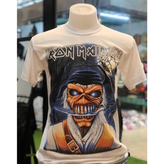 [ปรับแต่งได้]สไตล์มินิมอล IRON MAIDEN เสื้อวงดนตรีร็อคต่างประเทศ เสื้อชาวร็อค ไม่มีตะเข็บขาง สรีนหน้าและหลังขับเนื้_24