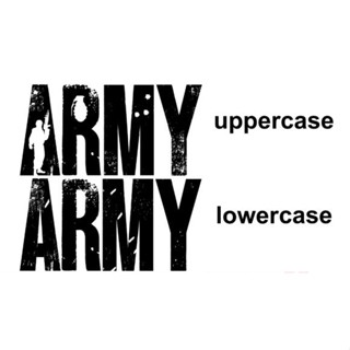 ตัวรีดติดเสื้ออักษร A- O ฟ้อนสวย ARMY สีดำ **โปรดระบุอักษรในแชท หรือ NOTE**🦹 รีดง่ายรีดติดทุกเนื้อผ้า