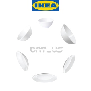 IKEA อิกีย Series OFTAST จาน ชาม สีขาว