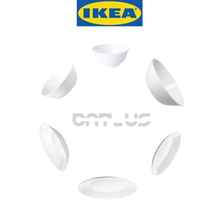 IKEA อิกีย Series OFTAST จาน ชาม สีขาว