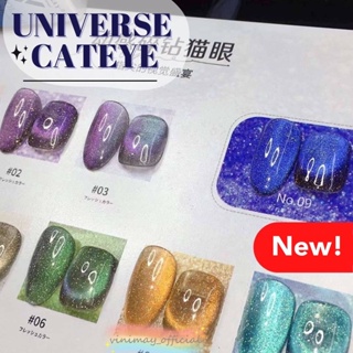 ภาพหน้าปกสินค้าสีทาเล็บ Universe Cateye vinimay ของแท้ 100% ขนาด 15ml ที่เกี่ยวข้อง