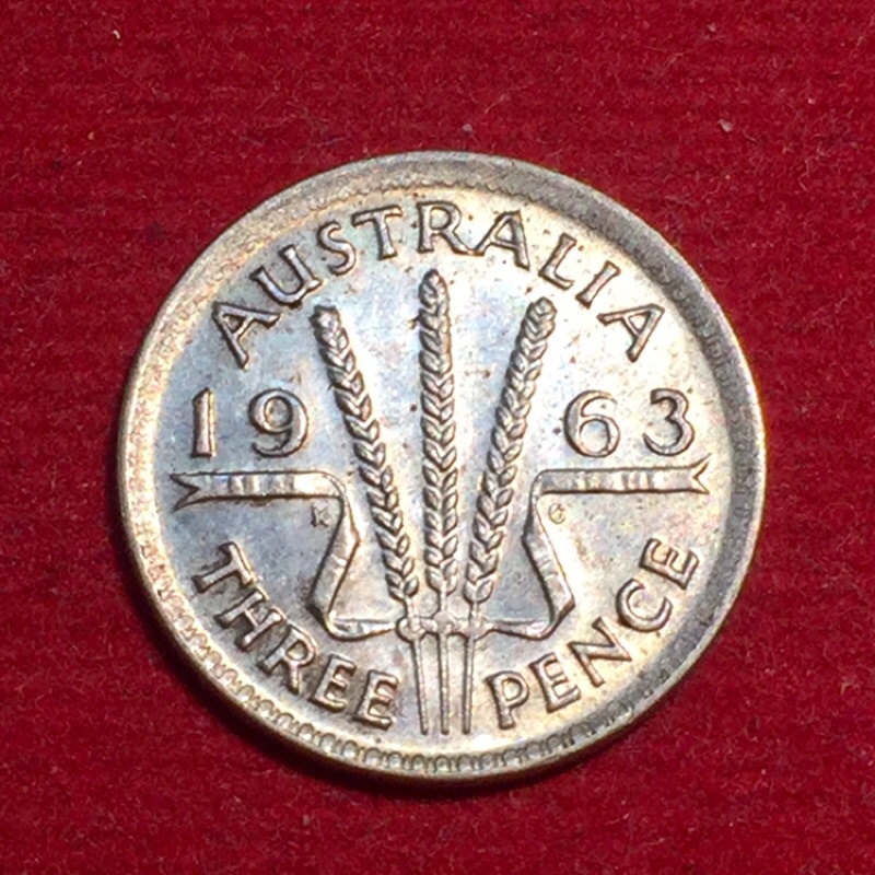 เหรียญออสเตรเลีย-3-pence-ปี-1963-เนื้อเงิน