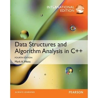 (ลด 40%) DATA STRUCTURES AND ALGORITHM ANALYSIS IN C++ (IE) 9780273769385