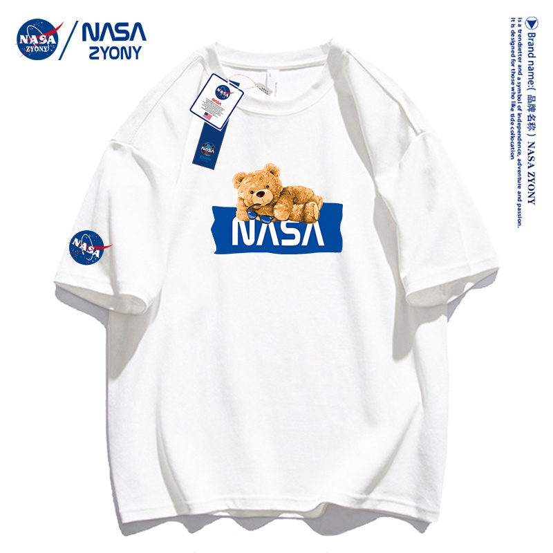 nasa-ร่วมเว็บไซต์อย่างเป็นทางการกระเป๋าเป้สะพายหลังหมีผ้าฝ้ายแขนสั้นเสื้อยืดฤดูร้อน-2022-ใหม่-ins-tide-แบรนด์ฤดูร้อ-29