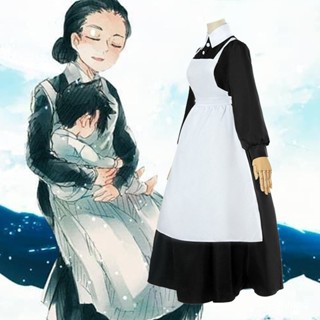 The Promised Neverland mom IsabellaClooney apron dress COSPLAY