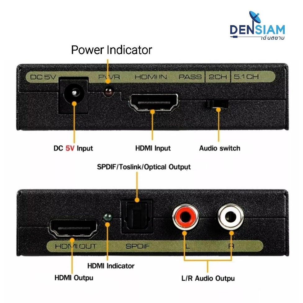 สั่งปุ๊บ-ส่งปั๊บ-hdmi-converter-hdmi-to-hdmi-audioตัวแปลงแยกเสียงและภาพ-spdif-l-r-ตัวแปลงแยกสัญญาณเสียงและภาพ