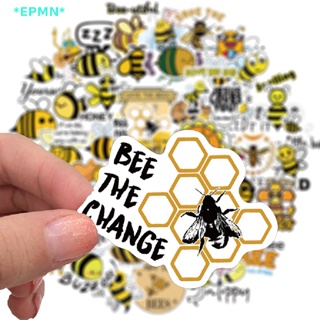 Epmn&gt; ใหม่ สติกเกอร์ ลายกราฟฟิตี้ผึ้ง สําหรับติดตกแต่งแล็ปท็อป โน้ตบุ๊ก รถจักรยานยนต์ สเก็ตบอร์ด 50 ชิ้น