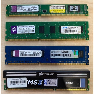 2GB ( 2GBx1 ) DDR3 BUS1333-1600 RAM PC (แรมพีซี) ใช้งานได้ปกติ