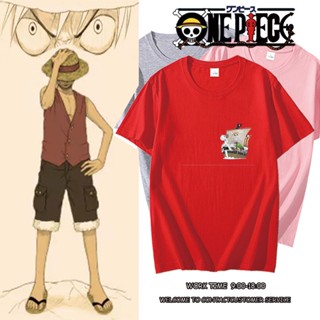 เสื้อยืดแขนสั้น One Piece Tony Tony Chopper เสื้อตราหานคู่ เสื้อขาว ใส่สบายๆ เสื้อเด็กหญิง เสื้อยืดoversize_21