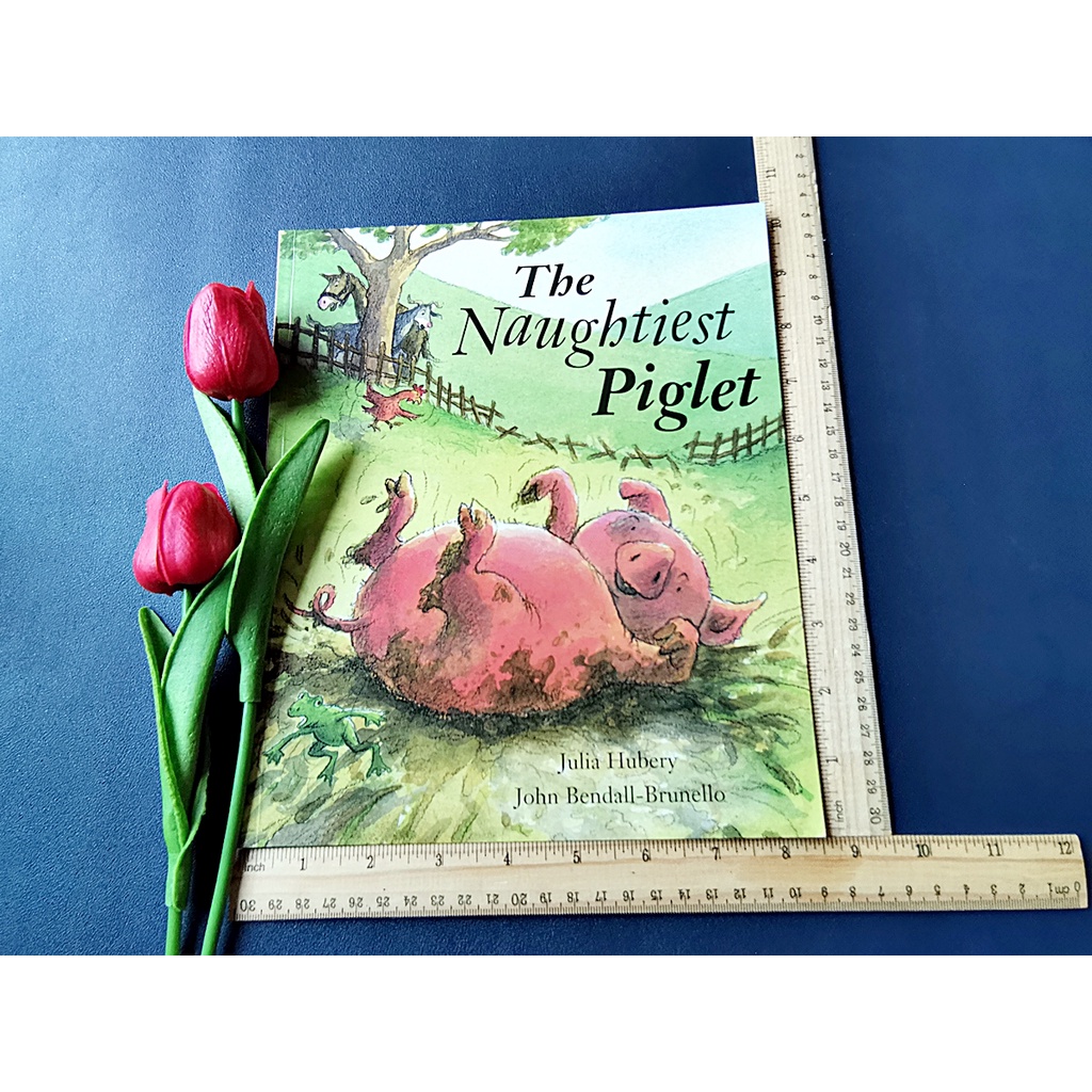 นิทานเด็กมือสอง-the-naughtiest-piglet-มือสอง-ปกอ่อน-ขนาดประมาณa4