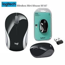 Logitech M187 Mini Wireless Mouse (เมาส์ไร้สาย ดีไซน์ขนาดเล็ก)ของแท้ประกันศูนย์synnex3ปี