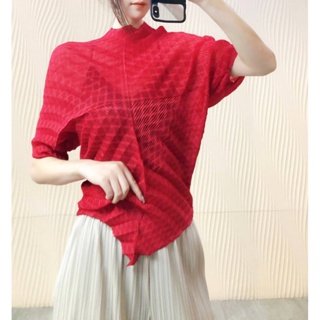 ราคาพิเศษ!!! 2MUAY PLEAT เสื้อผู้หญิง เสื้อพลีทคุณภาพ รุ่น ZZ9343 7สี FREE SIZE 3D FOLD PLEAT TOP