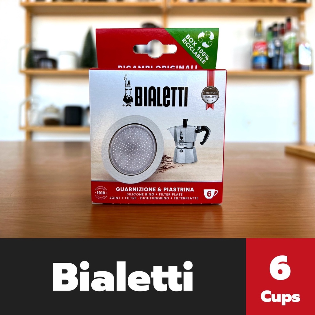 bialetti-อะไหล่-ซีลยาง-แผ่นกรอง-ขนาด-6-ถ้วย-เบียเล็ตติ้-silicone-ring-amp-filter-plate