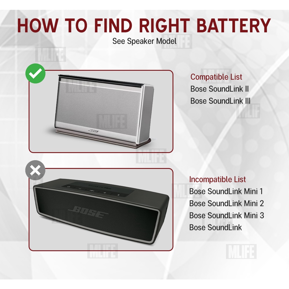 รับประกัน-1-ปี-แบตเตอรี่-bose-soundlink-3-2-แบตเตอรี่ลำโพง-บอส-battery-330105-330107-359495-359498-404600-404900