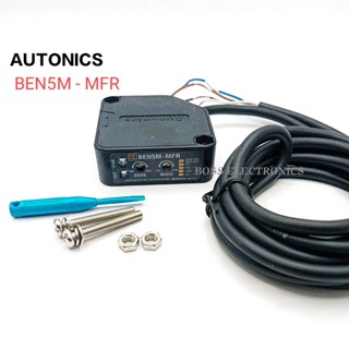 AUTONICS SENSOR BEN5M-MFR เซ็นเซอร์สวิทช์ตาแมวใช้กับแผ่นสะท้อน ระยะจับ 5เมตร