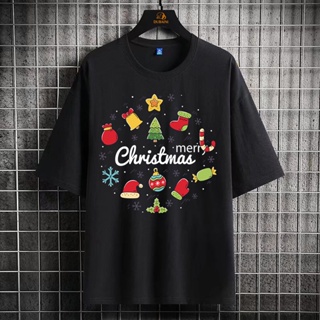 Rich Christmas gift Graphic Printed t-shirt oversized tshirt for men women vintage clothes Streetwear Xmas