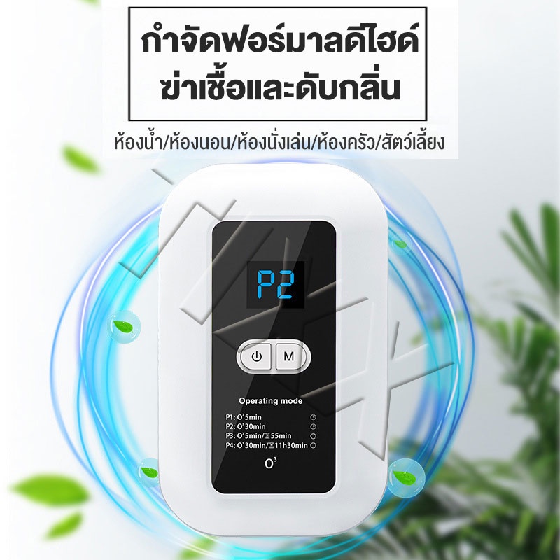 ภาพหน้าปกสินค้าเครื่องผลิตโอโซน เครื่องฟอกอากาศ Air Purifier เครื่องฟอกอากาศโอโซน  อัตราการฆ่าเชื้อ99.99% 360ไม่มีมุมตาย จากร้าน hj_fobdggl บน Shopee