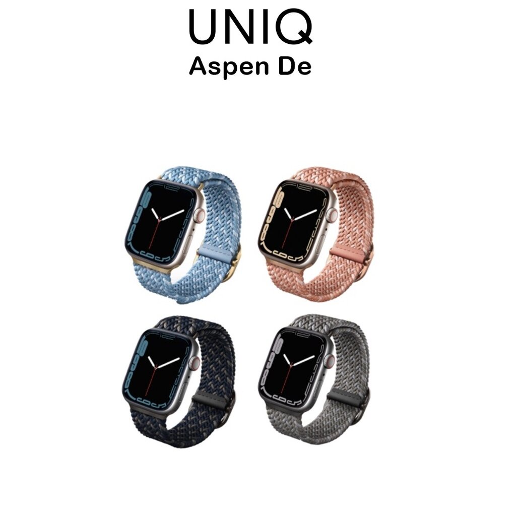 Uniq Aspen DE สายถักกันกระแทกเกรดพรีเมี่ยม สายสำหรับ Watch 38-45 mm ...