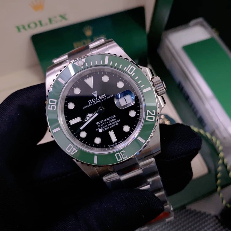 นาฬิกา-rolex-submarine-swiss-1-1-ew-v2-เน้นใส่สลับแท้ครับ-งานสวยมากๆครับ