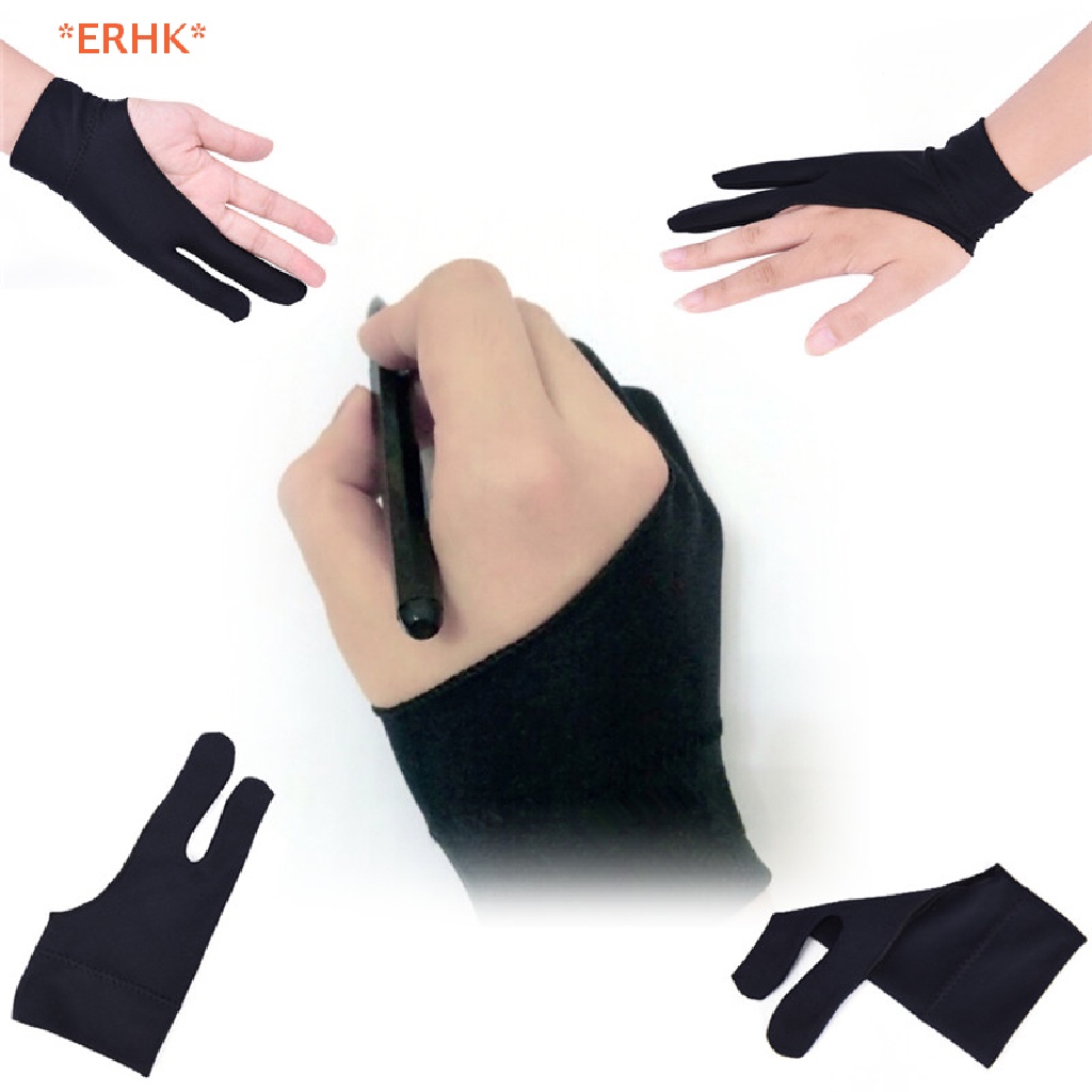 erhk-gt-ถุงมือศิลปินวาดภาพ-ฟรีไซซ์-มืออาชีพ-สําหรับแท็บเล็ตกราฟฟิค-มือซ้าย-และขวา