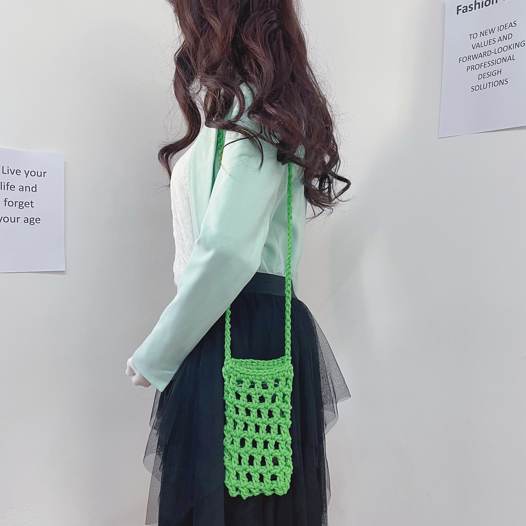 รูปแบบใหม่-เกาหลี-ins-กระเป๋าสะพายแฟชั่น-ลำลอง-ย้อนยุค-กลวงออก-การถัก-กระเป๋าผู้หญิง-กระเป๋าโทรศัพท์