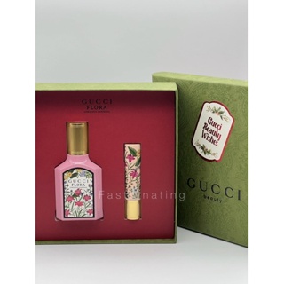 Gucci Flora Gorgeous Gardenia Set 30ml + Lip Limited 208