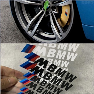 สติกเกอร์ฉลาก 3 สี ทนอุณหภูมิสูง สําหรับตกแต่งรถยนต์ BMW M 6 ชิ้น ต่อชุด