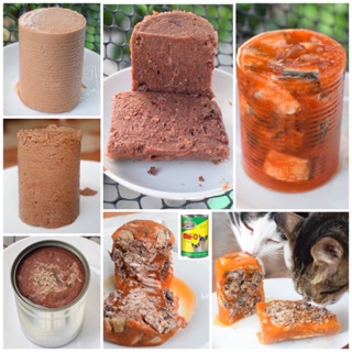 🐈 อาหารแมว/สุนัข ไซต์จัมโบ้ ขนาด 400 กรัม กระป๋องเปลือย แสนอร่อย เลือกรสได้ตามใจชอบ