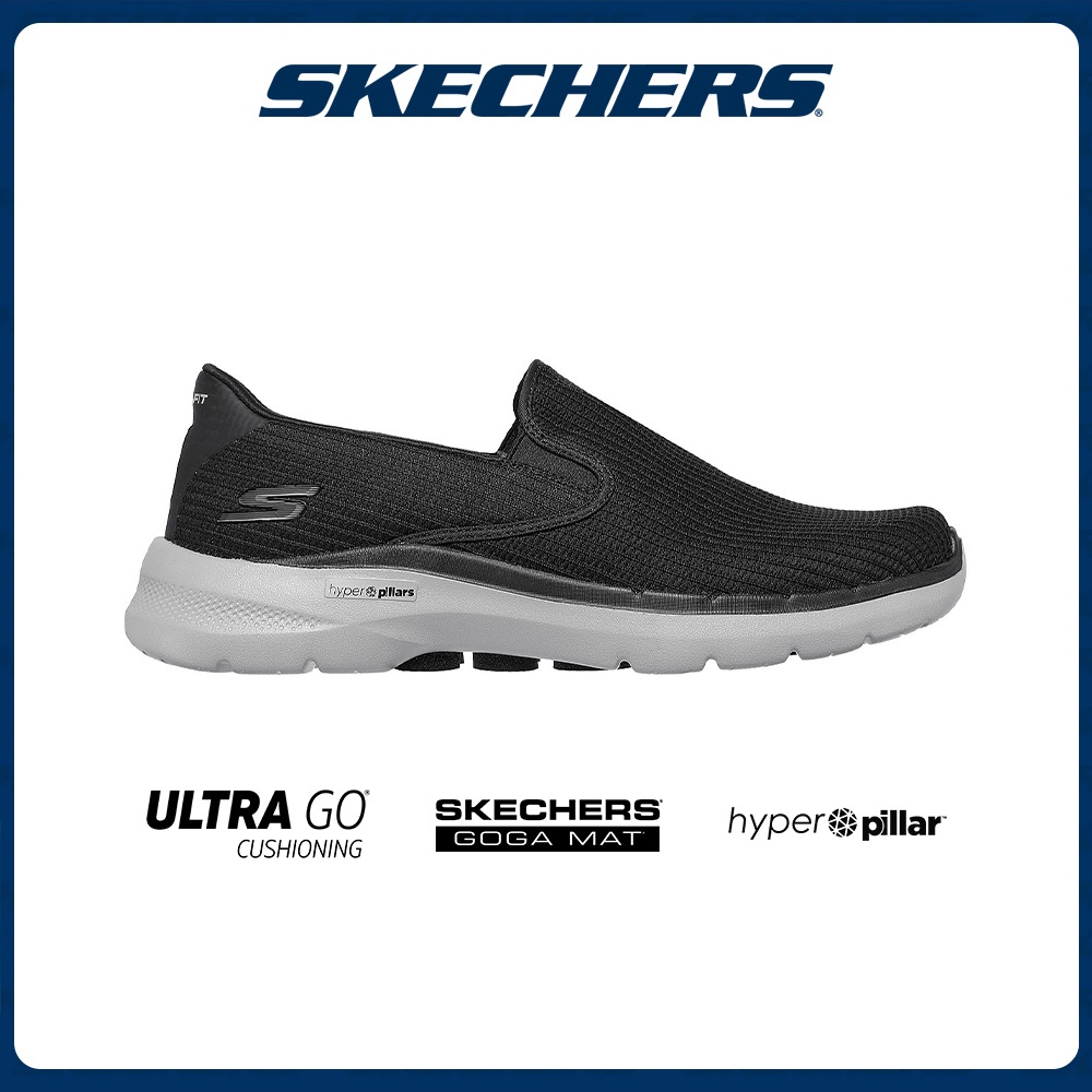 ภาพหน้าปกสินค้าSkechers สเก็ตเชอร์ส รองเท้า ผู้ชาย GOwalk 6 GOwalk Shoes 216201-BKGY จากร้าน skechers_officialshop บน Shopee
