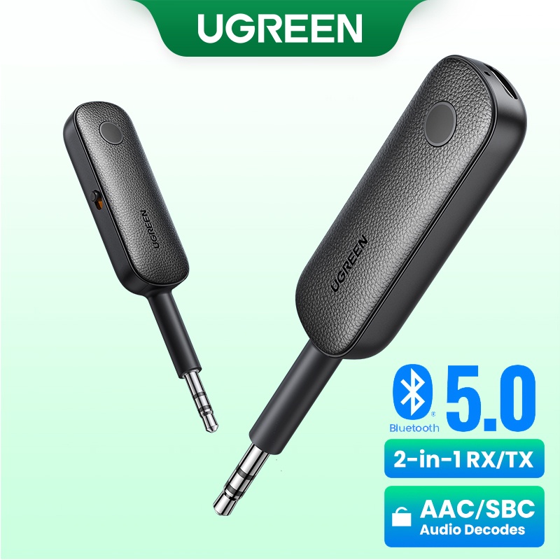 รูปภาพของUGREEN 2 In 1 อะแดปเตอร์รับสัญญาณบลูทูธ 5.0 สําหรับลําโพงหูฟังทีวีคอมพิวเตอร์ลองเช็คราคา