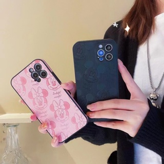 พร้อมส่ง เคสโทรศัพท์มือถือหนัง กันกระแทก ปักลายการ์ตูนมิกกี้ มินนี่เมาส์ สําหรับ iphone 14.14 pro.14 proMax.iphone13.13 pro.13 proMax.iphone12.12 pro.12 proMax.iphone11.11 pro.11 prom 8 7p