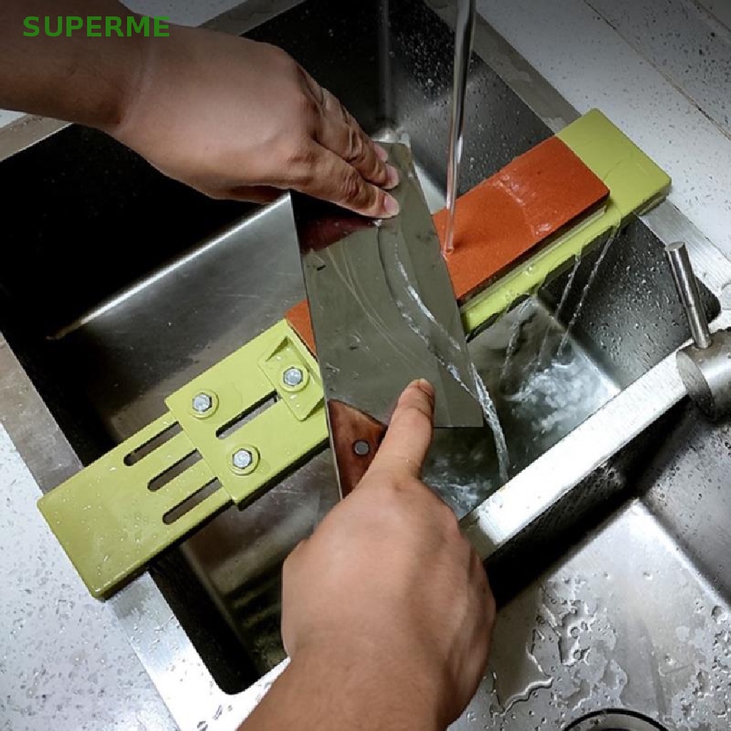 superme-หินลับมีด-อ่างล้างจาน-ที่วางหิน-ปรับได้-สะพานเครื่องเหลาครัว-ขายดี