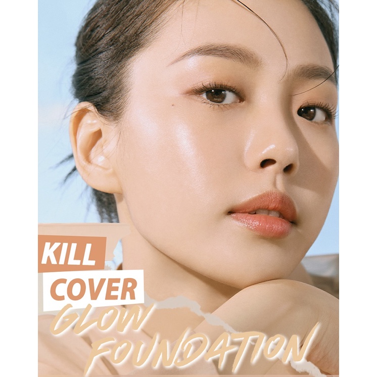 clio-kill-cover-glow-foundation-ของแท้จากช็อปเกาหลี-pre-order-แถมแปรง