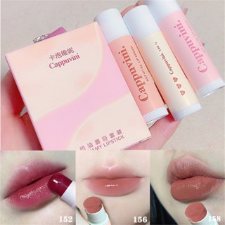 3PCS Cappuvini Bubble Lip Gloss Mirror Water Liquid Lipstick Lipgloss Long Lasting Sexy Lip Tint Makeup