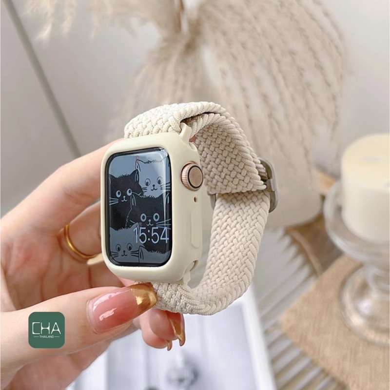 ภาพสินค้าสายยืดเเท้ สายนาฬิกา watch ultra 8 7 6 5 4 3 สายนาฬิกา smart watch ปรับง่าย สาย41/44/45/49mm สาย smart watch จากร้าน cha_thailand บน Shopee ภาพที่ 3