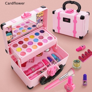 <Cardflower> 1Set Kids Makeup Kit For Girl Safe Cosmetics Toys Set Cosmetics Playing Toys On Sale