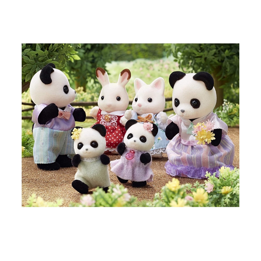 ตุ๊กตา-sylvanian-families-ครอบครัวแพนด้า-panda-family-epoch-สินค้าจากญี่ปุ่น