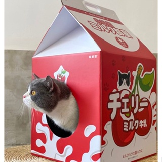 กล่องลับเล็บแมว บ้านแมว บ้านแมวพร้อมที่ลับเล็บ บ้านแมวกระดาษ ที่ลับเล็บแมว ที่นอนแมว ที่ฝนเล็บแมว ของเล่นแมว