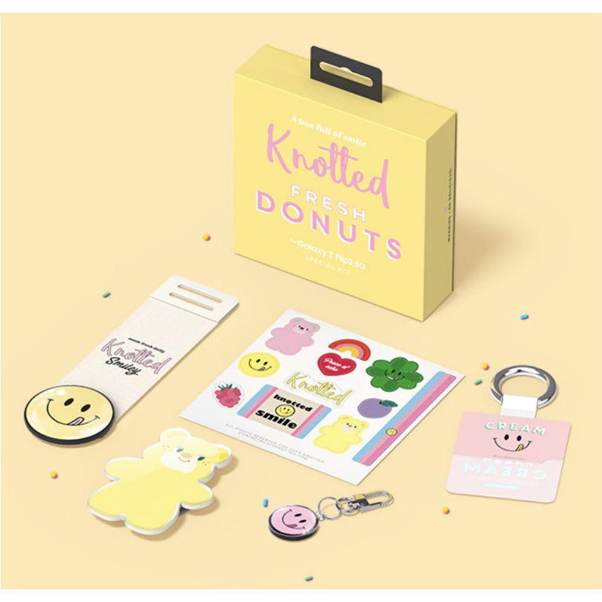 Samsung Galaxy Z Flip 3 X Knotted Collaboration Accessory palette