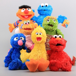 ของเล่นตุ๊กตา Elmo Zoe Ernie Oscar Cookie Grover สําหรับนก