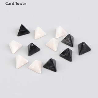 &lt;Cardflower&gt; 10PCS White 4 Side Dice Diagonal Diameter DIY Board Game Accessories Tool On Sale