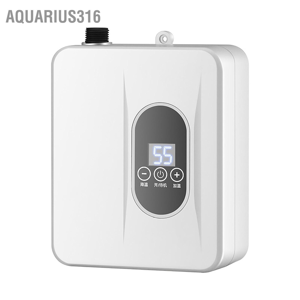 baquarius316-เครื่องทําน้ําอุ่นอัจฉริยะ-5500w-ip25-elb-ประหยัดพื้นที่-กันน้ํา-220v