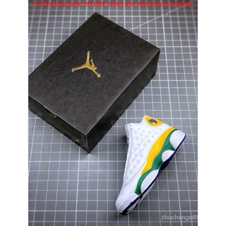 (FF)(HFF1996) Air Jordan 13 Playground GS รองเท้าบาสเก็ตบอล สีเหลืองส้ม 5TUE NIJX