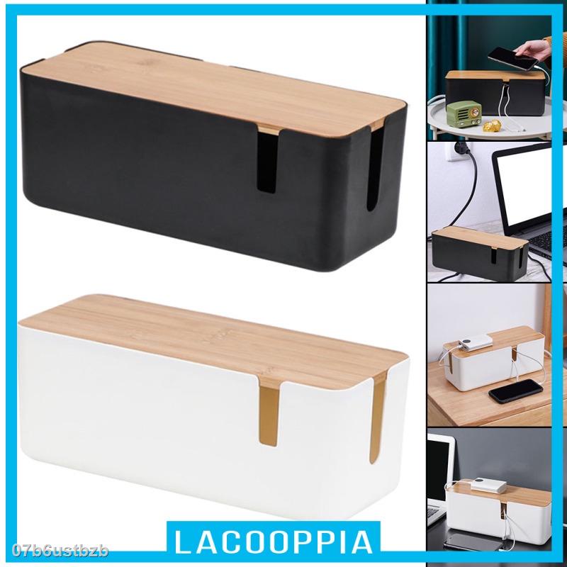 lacooppia-กล่องใส่สายเคเบิ้ลสายไฟสําหรับคอมพิวเตอร์ทีวี