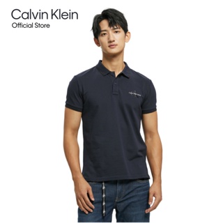 ภาพหน้าปกสินค้าCalvin Klein เสื้อโปโลผู้ชาย รุ่น J320772 CHW ทรง SLIM - สีกรมท่า ที่เกี่ยวข้อง