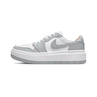 รับประกันของแท้ 100% NIKE Dunk Low Air Jordan 1 Elevate Low SE "Wolf Grey" รองเท้าผ้าใบ