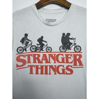 เสื้อยืด มือสอง ลายซีรีย์ Stranger Things อก 36 ยาว 25