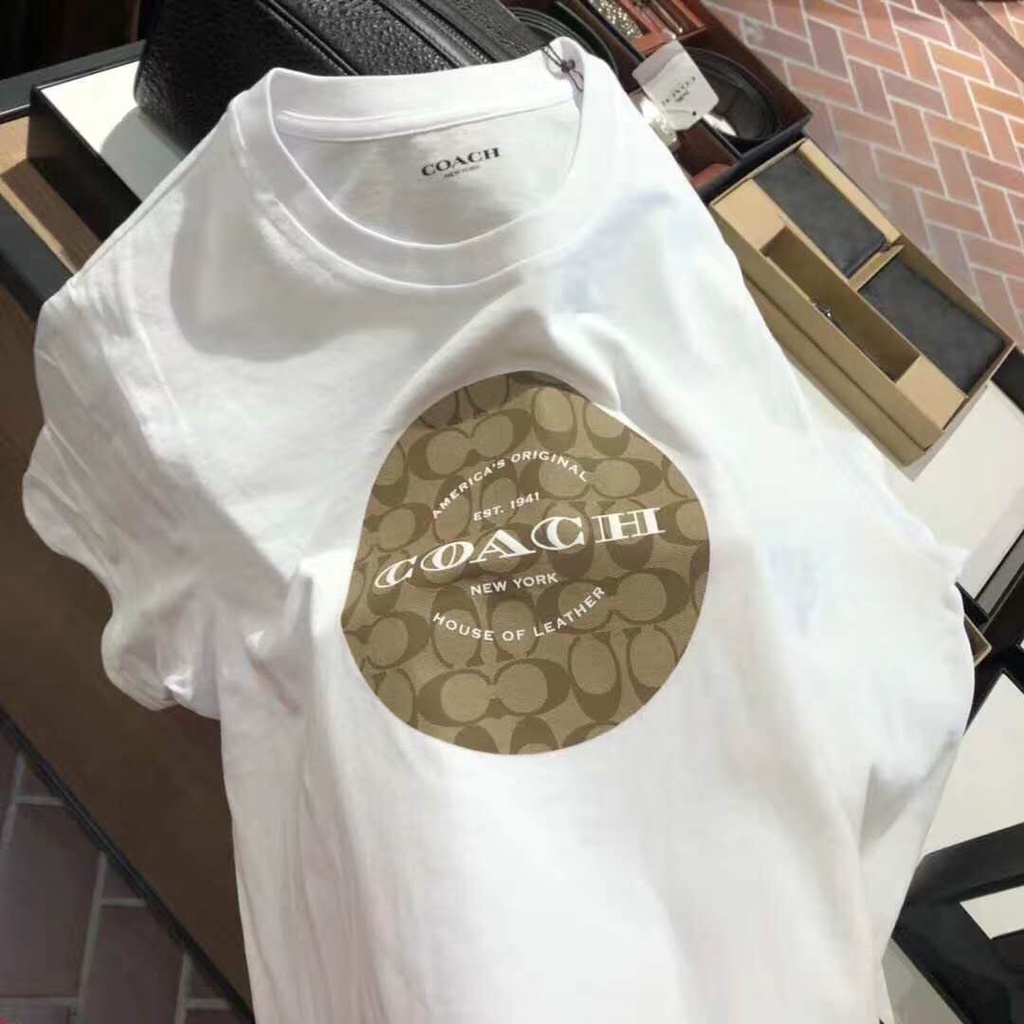 coachi-เสื้อยืดลําลอง-ผ้าฝ้ายแท้-แขนสั้น-คอกลม-พิมพ์ลายโลโก้-coachi-ขนาดใหญ่-แฟชั่นสําหรับผู้ชาย-และผู้หญิง