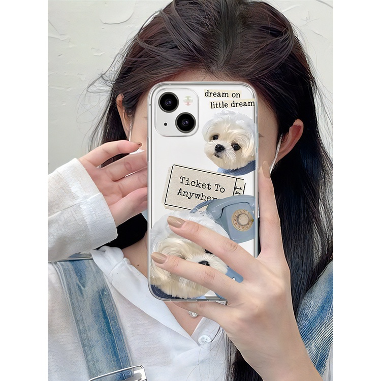 korean-ins-puppy-เคสไอโฟน-iphone-11-14-pro-max-8-plus-case-x-xr-xs-max-se-2020-cover-14-7-plus-เคส-iphone-13-12-pro-max